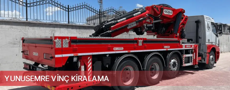Yunusemre İlçemi Vinç Kiralama